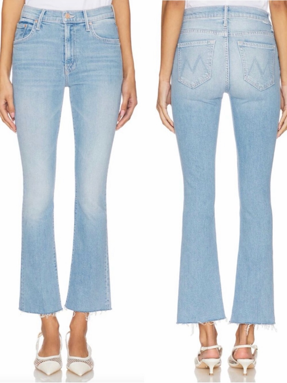 MOTHER The Insider Ankle Fray Jeans Size 23